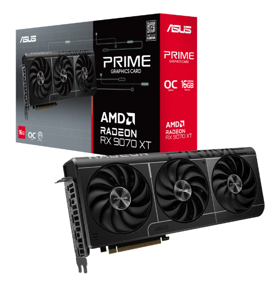 ASUS Prime Radeon RX 9070 XT OC Edition 16GB GDDR6