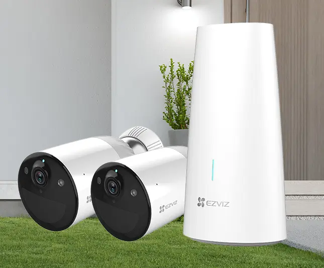 EZVIZ BC1-B2: Wire-Free Battery-Powered Camera Kit.攝錄機套裝(2攝錄機+1基座)