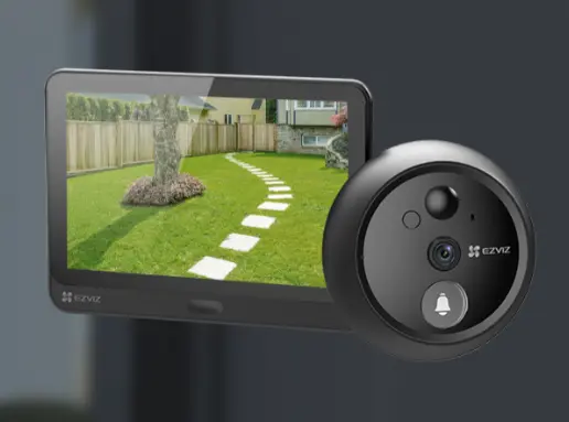 EZVIZ HP4 - Wire-free Peephole Doorbell 全無線貓眼攝像頭+門鈴