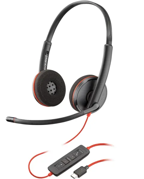 HP Poly Blackwire Stereo USB-C Headset 頭戴式耳機 C3220