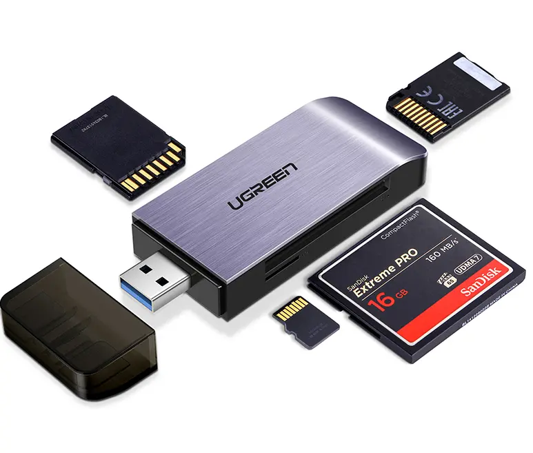 Ugreen USB 3.0 4合1 讀卡機_CM180-50541