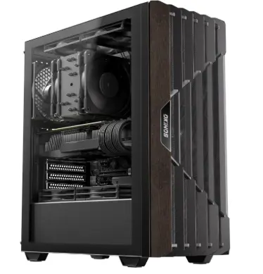 Okinos Cypress 5 AIR 橡木面板ATX機箱 ( 改 ARGB Fan $430 )