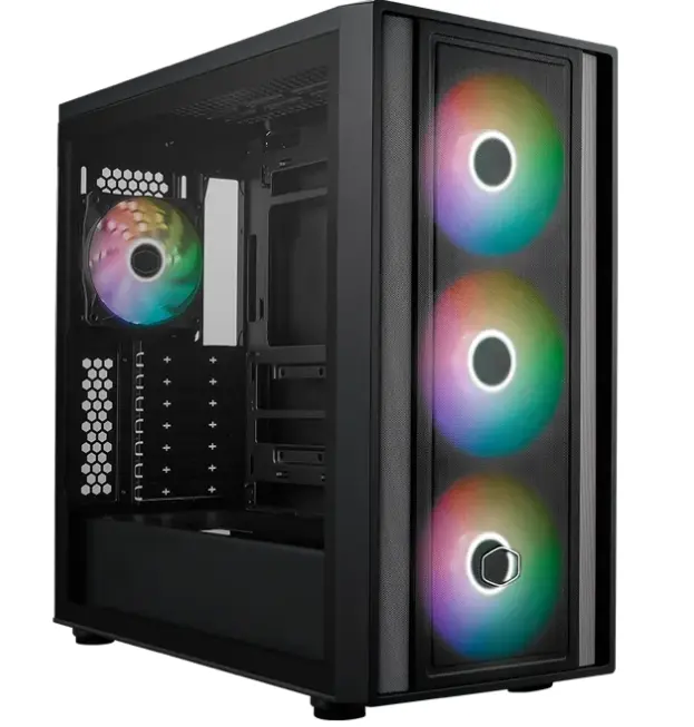 COOLER MASTER MASTERBOX 600 ATX CASE (黑色/BLACK)