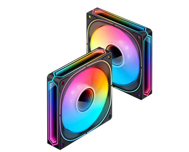 JONSBO FR-505B 12CM PWM RGB FAN BLACK / White FR-505B