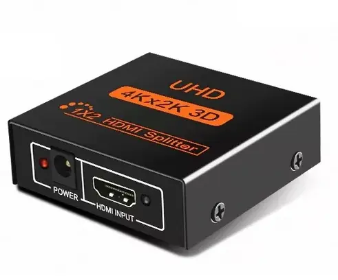 4K HDMI SPLITTER 1 IN 2 OUT w/power supply