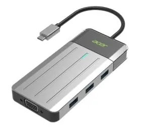 Acer 7 IN 1 USB-C Travel Dock ODK3J0 擴展器