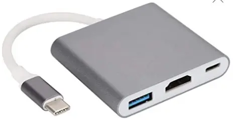 AIRSKY USB-C 多功能轉換器 (HDMI 4k30Hz+USB+PD60w) HC-04A ( support nintendo switch / cellphone / macbook )