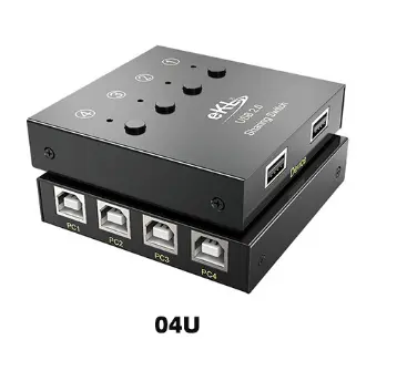 EKL 2 USB in and 4 USB out share switcher EKL-04U