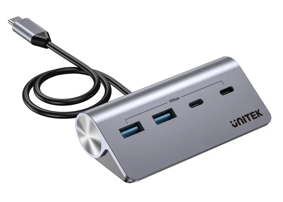 UNITEK H1337AGY01 uHUB Q4 4合1 USB-C 集線器