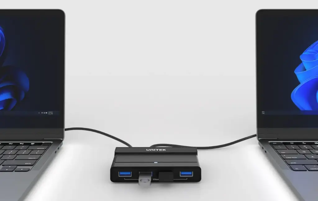 UNITEK H1310A USB 3.0 KVM 切換器 (2進4出)