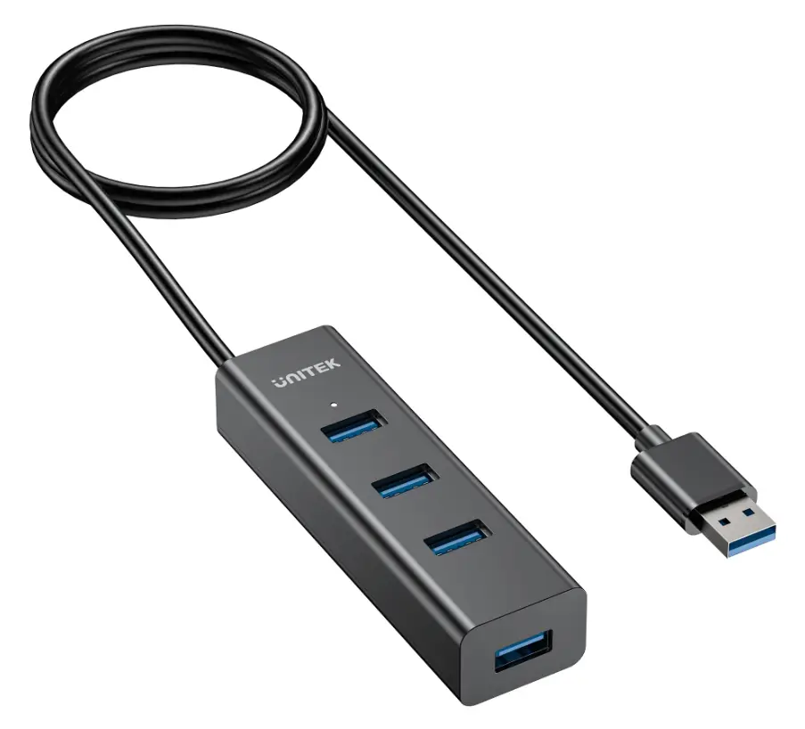 UNITEK Y-3089V01 4-IN-1 USB-A HUB 1個埠擴展為4個埠