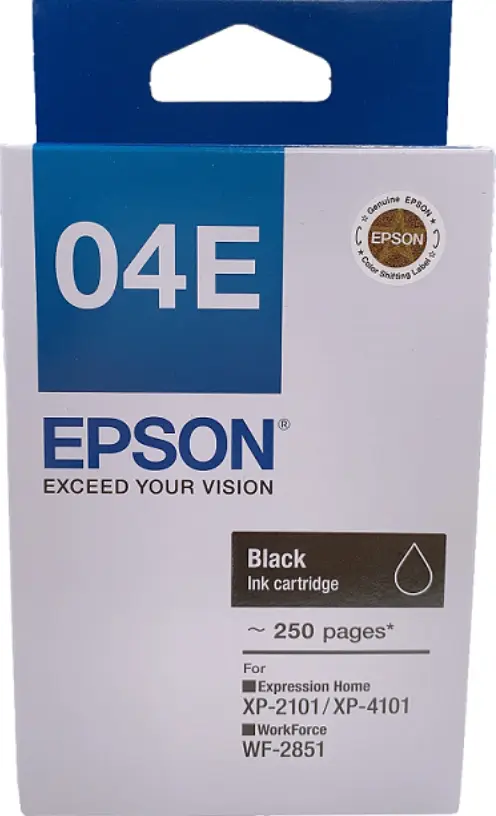 EPSON 04E BLACK C13T04E183 - 黑色墨水