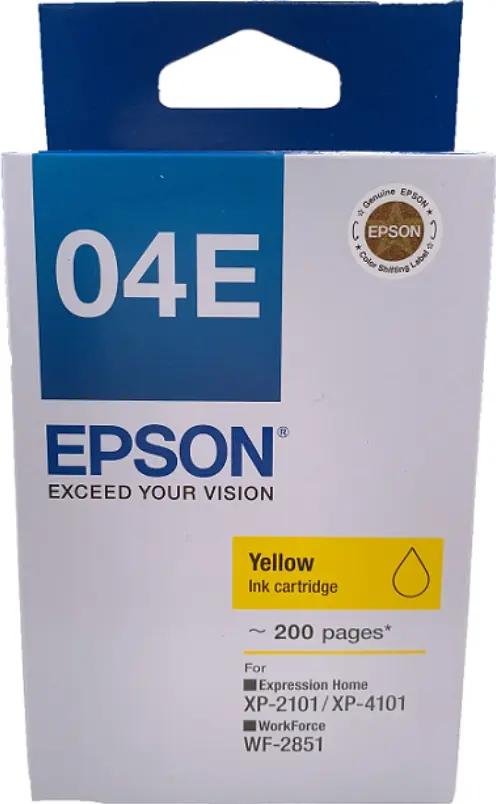 EPSON 04E YELLOW C13T04E483 - 黃色墨水