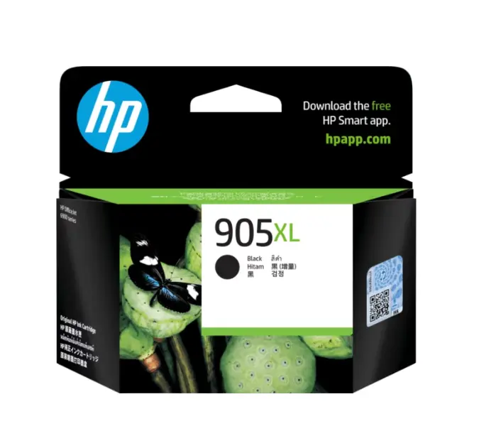 HP 905XL 高打印量黑色原廠墨水盒 T6M17AA