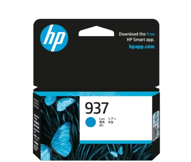 HP 937 靛藍色原廠墨盒 4S6W2NA