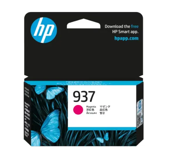 HP 937 洋紅色原廠墨盒 4S6W3NA
