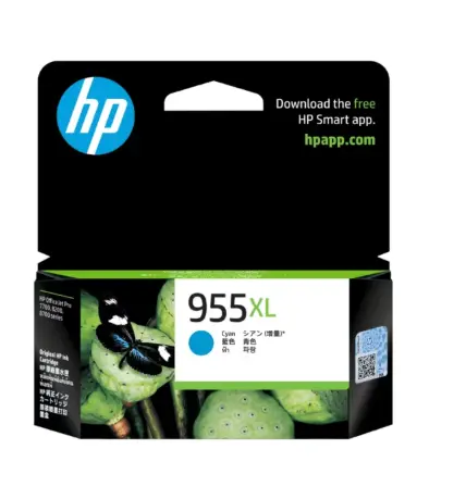 HP 955XL 高打印量綻藍原廠墨水盒 L0S63AA