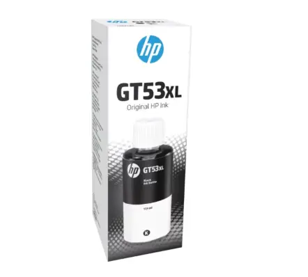 HP GT53XL 135 毫升黑色原廠墨水瓶 1VV21AA