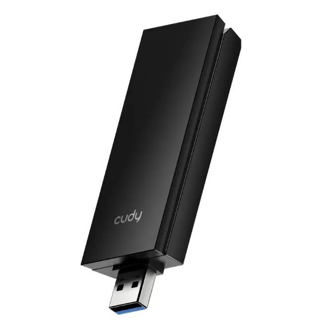 CUDY AX5400 Wi-Fi 6E 高增益 USB 轉接器 WU5400