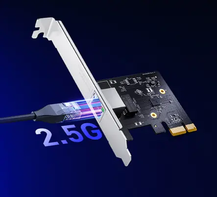 CUDY PE25 2.5GBPS PCI EXPRESS NETWORK ADAPTER