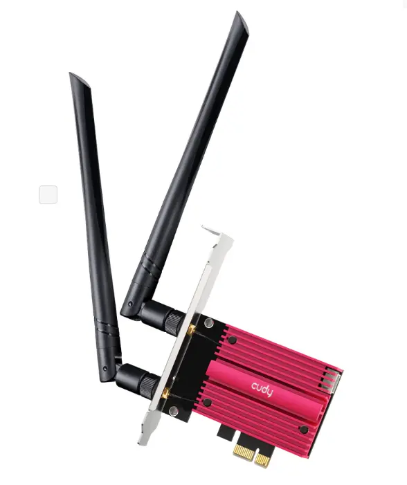 CUDY BE9300 Wi-Fi 7 藍牙 5.4 PCI-E 轉接器 WE9300