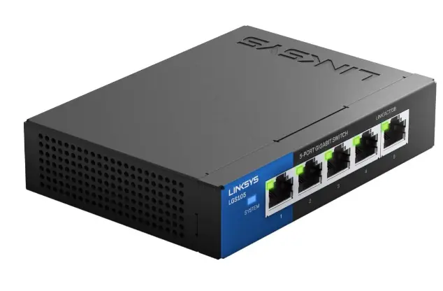 LINKSYS LGS105-AP 5-PORT GIGABIT SWITCH