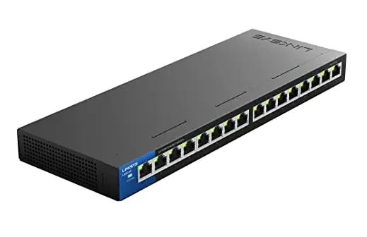 LINKSYS LGS116-AP 16-PORT BUSINESS DESKTOP UNMANAGED GIGABIT SWITCH