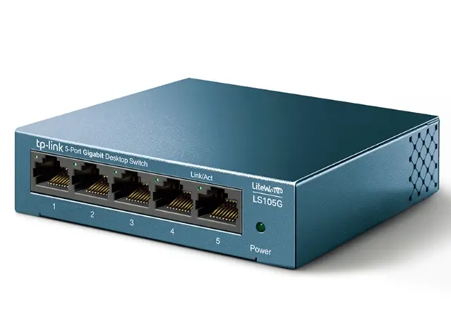 TP-LINK LS105G 5 PORT GIGABIT DESKTOP SWITCH
