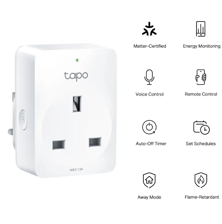 TP-LINK TAPO P110M 迷你智慧 WI-FI 插頭 (能源監控)