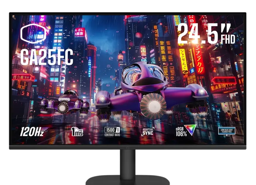 COOLER MASTER 24.5吋 FHD IPS 120HZ 電競顯示器 GA25FC