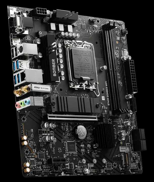 MSI B760M BOMBER WIFI DDR5 MAINBOARD