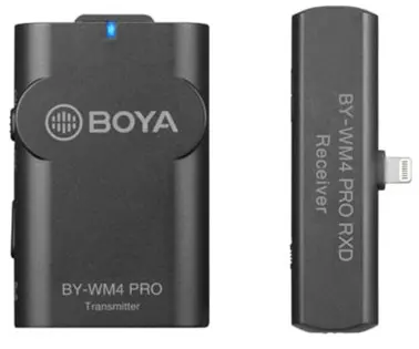 BOYA BY-WM4 PRO-K3 2.4GHZ WIRELESS MICROPHONE SYSTEM