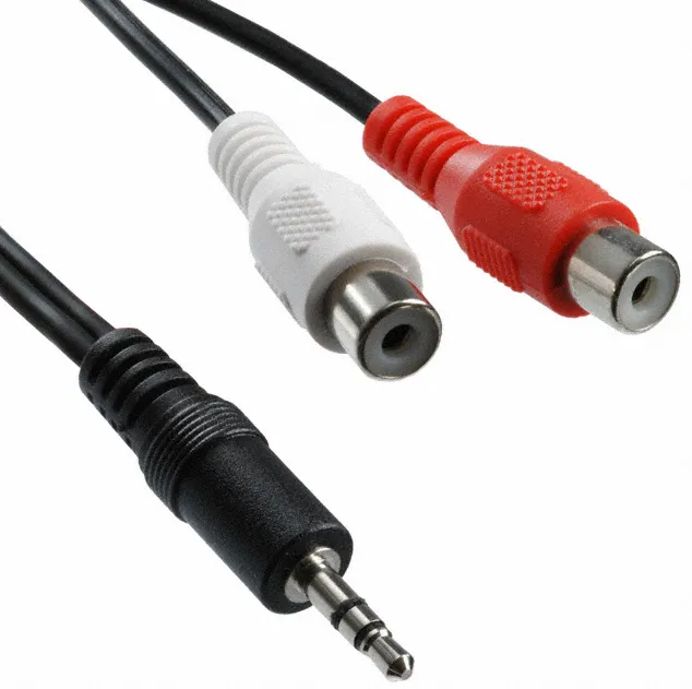AKI 3.5MM TO 2 RCA F ADAPTER