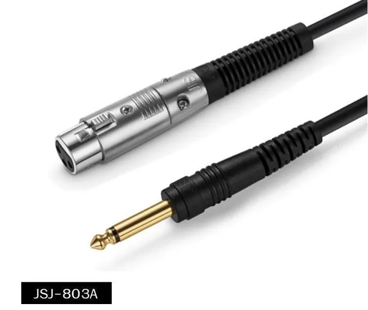AKI 6.35MM TO KARAOKE JACK 2M CABLE JSJ-803A