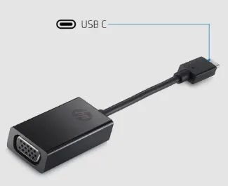AKI HP TYPE-C TO VGA F ADAPTER
