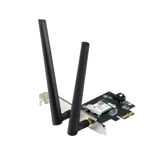 ASUS PCE-BE6500 ( BULK PACK ) BE6500 Tri Band PCI-E WiFi 7 (802.11be) Wi-Fi Adapter