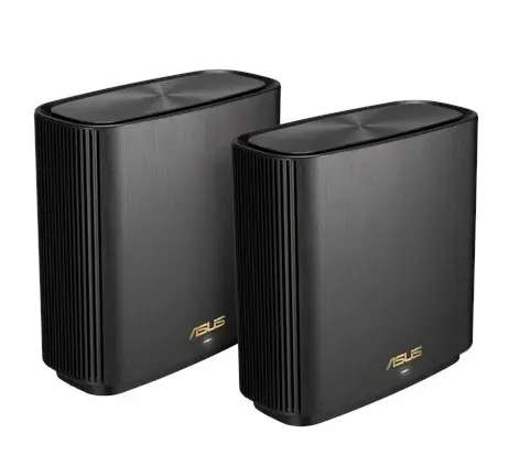 ASUS ZENWIFI XT8 V2  2 PACK ) BLACK AX6600 Tri Band Mesh WiFi System