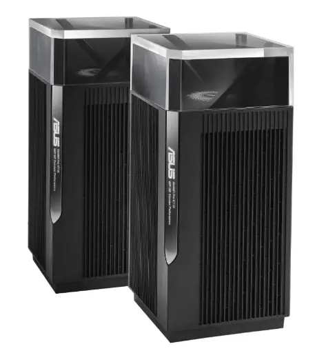 ASUS ZENWIFI PRO ET12 ( 2 PACK ) BLACK AXE11000 Tri Band Mesh WiFi System