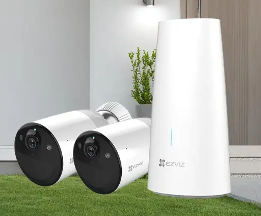 EZVIZ BC1-B2: Wire-Free Battery-Powered Camera Kit.攝錄機套裝(2攝錄機+1基座)