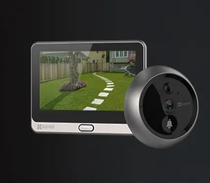 Ezviz Wire-free Peephole Doorbell - DP2C 全無線智能貓眼攝像頭+門鈴